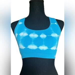 Champion Turquoise Blue Tie-Dye Racerback Sports Bra. Women’s size Medium.